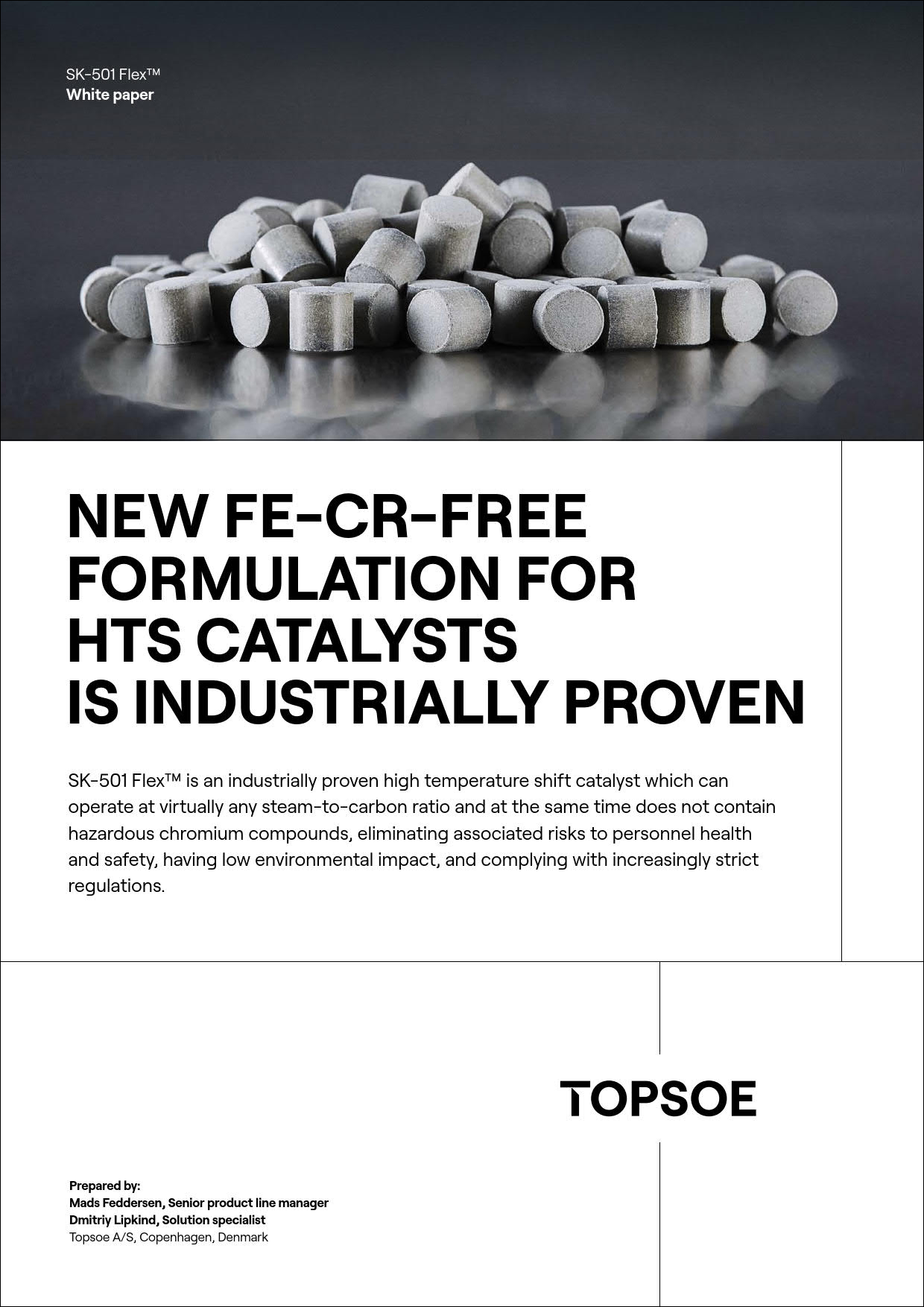 NEW FE-CR-FREE  FORMULATION FOR  HTS CATALYSTS  IS INDUSTRIALLY PROVEN
