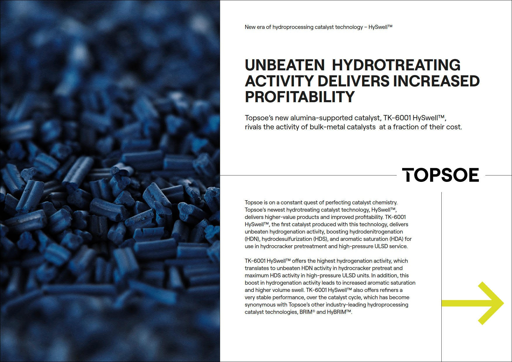Unbeaten hydrotreating activity delivers increased profitability