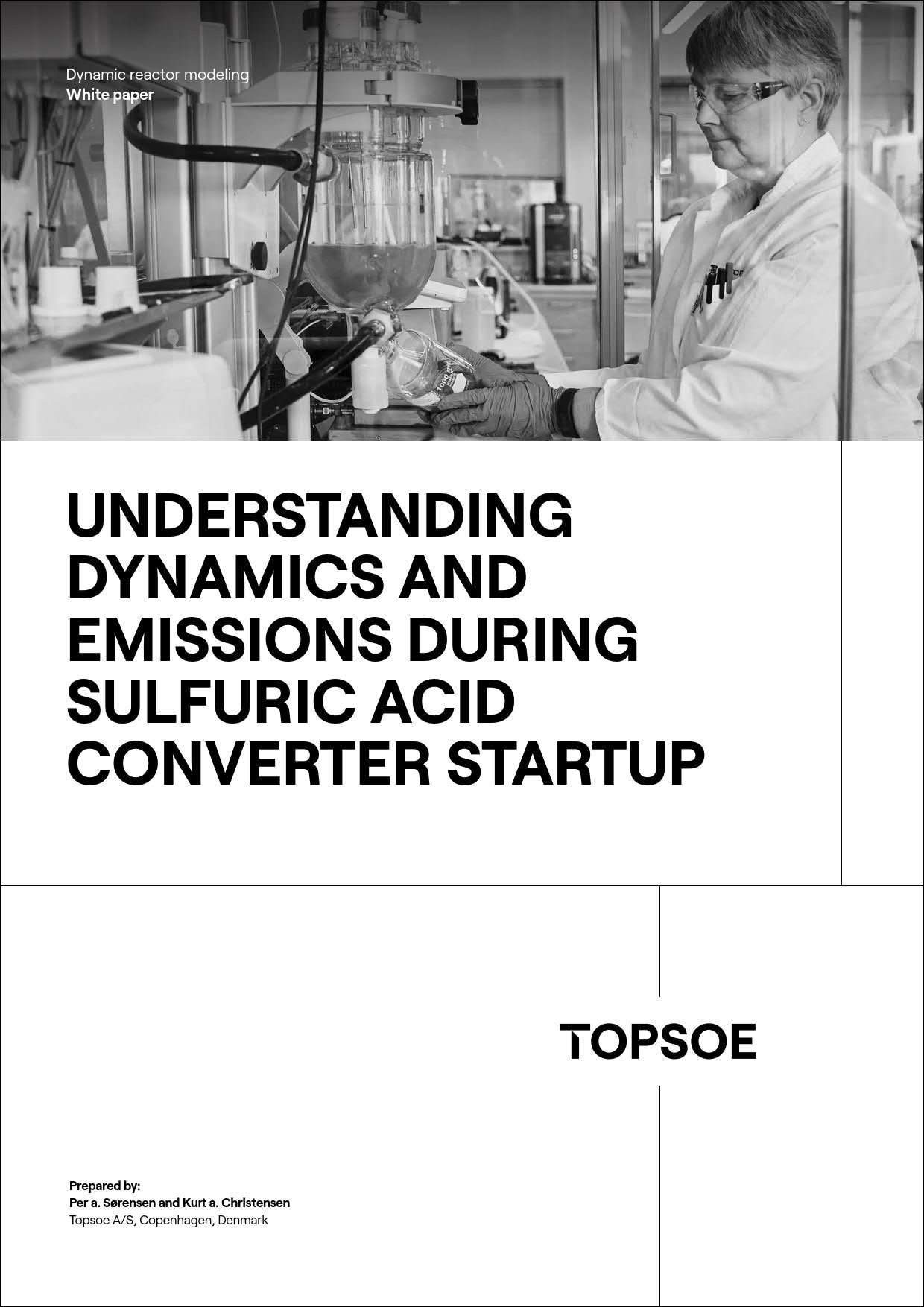 Understanding dynamics and emissions during sulfuric acid converter startup