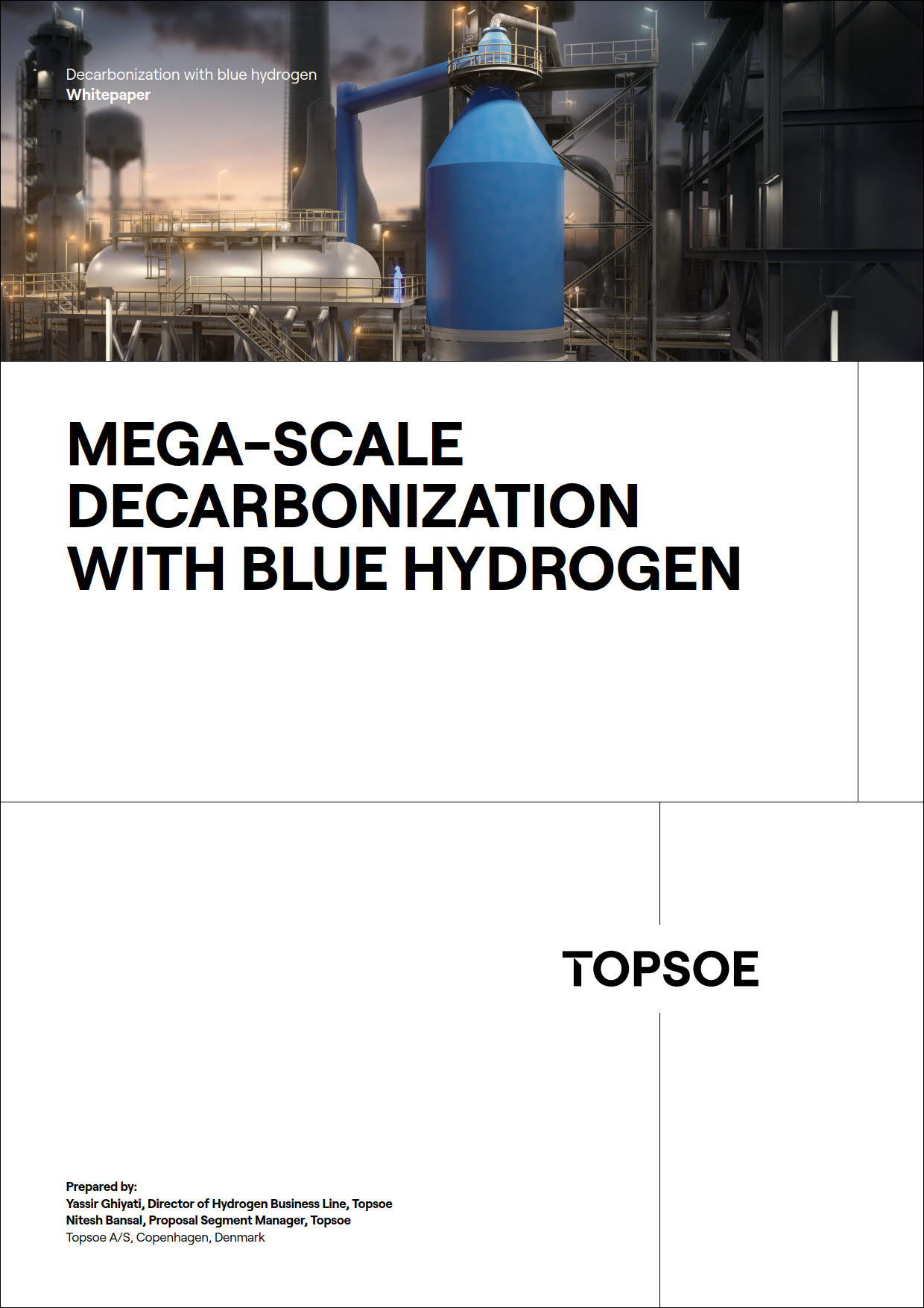 Mega scale decarbonization with blue hydrogen 