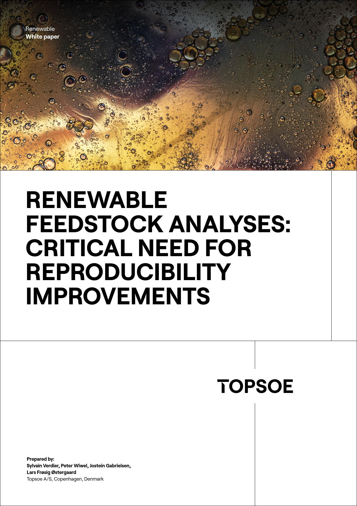 Renewable feedstock analyses: Critical need for reproducibility improvements