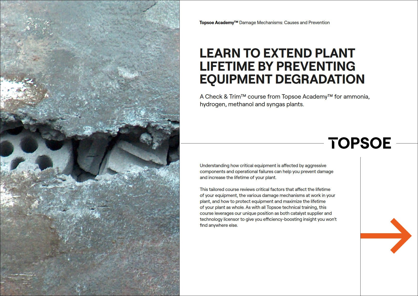 Learn to extend plant lifetime by preventing equipment degradation